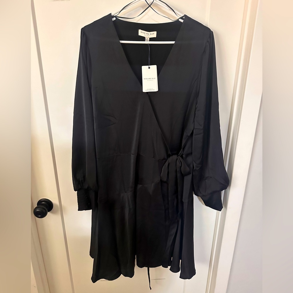 NWT 1X Dress- Skies are blue